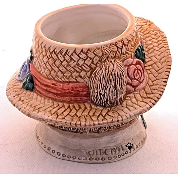 MUG-THE BOYDS COLLECTION-MS. BRUIN-"Afternoon Tea"-Plant Holder-Numbered Edition - Picture 5 of 13